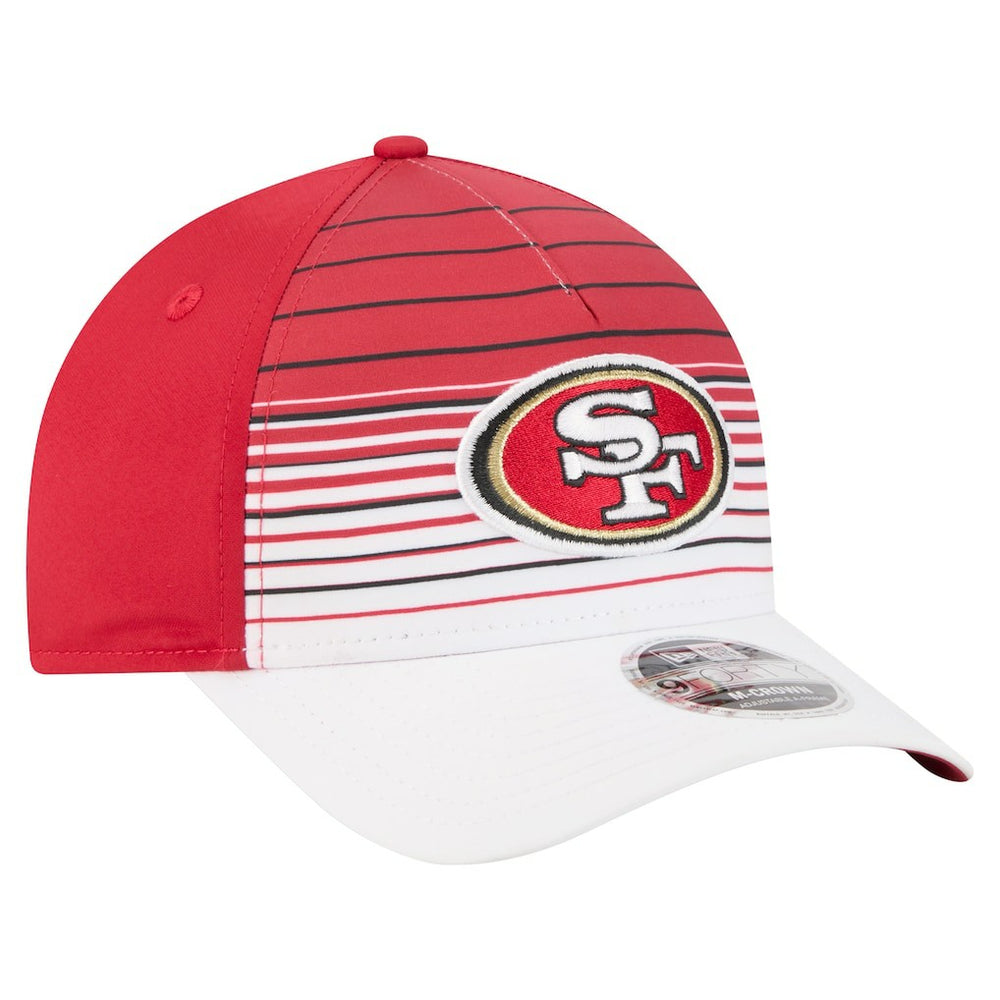 San Francisco 49ers New Era Adventure Gradient 9FORTY M-Crown A-Frame Adjustable Hat - White/Scarlet Hats