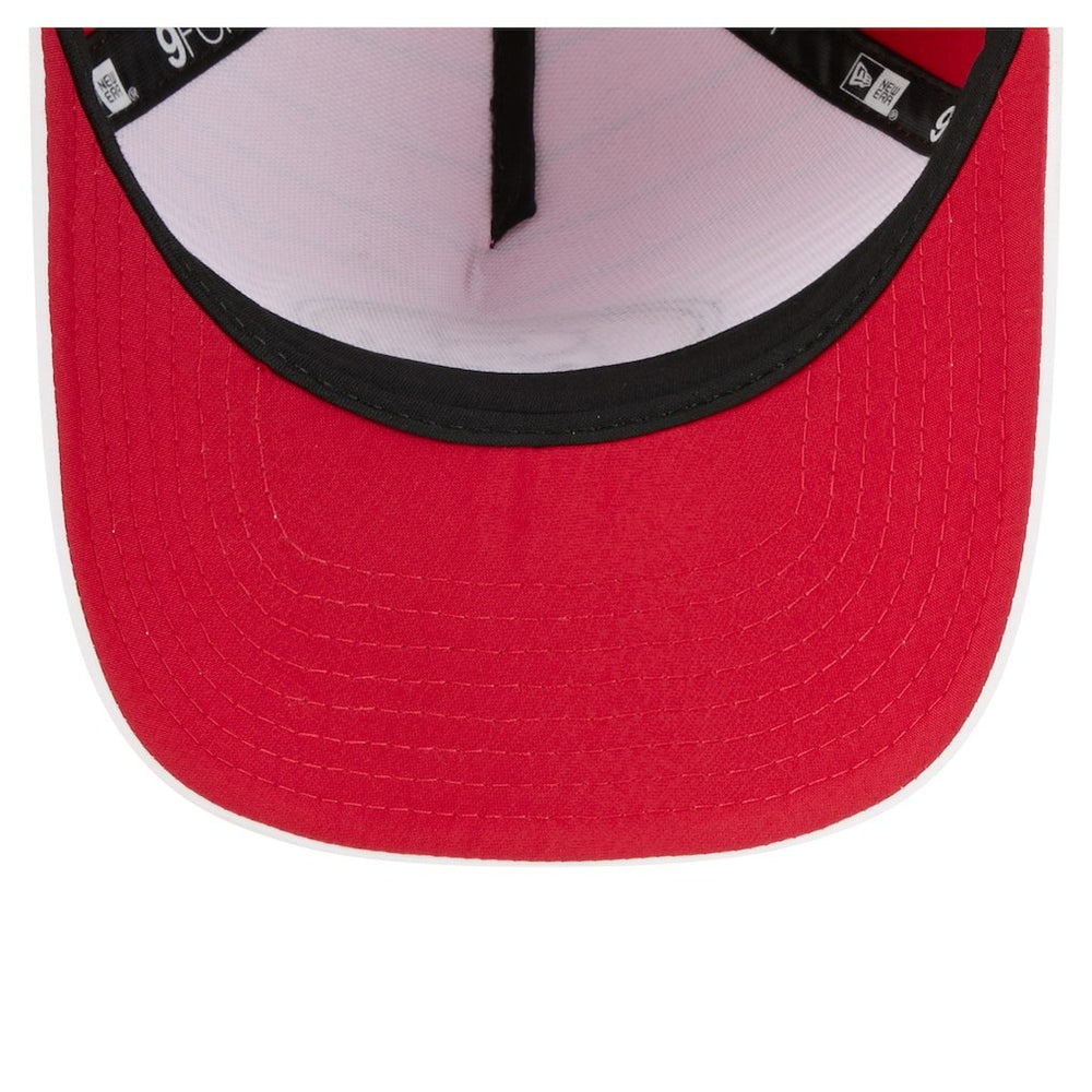 San Francisco 49ers New Era Adventure Gradient 9FORTY M-Crown A-Frame Adjustable Hat - White/Scarlet Hats