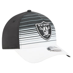 Las Vegas Raiders New Era Adventure Gradient 9FORTY M-Crown A-Frame Adjustable Hat - White/Black Hats