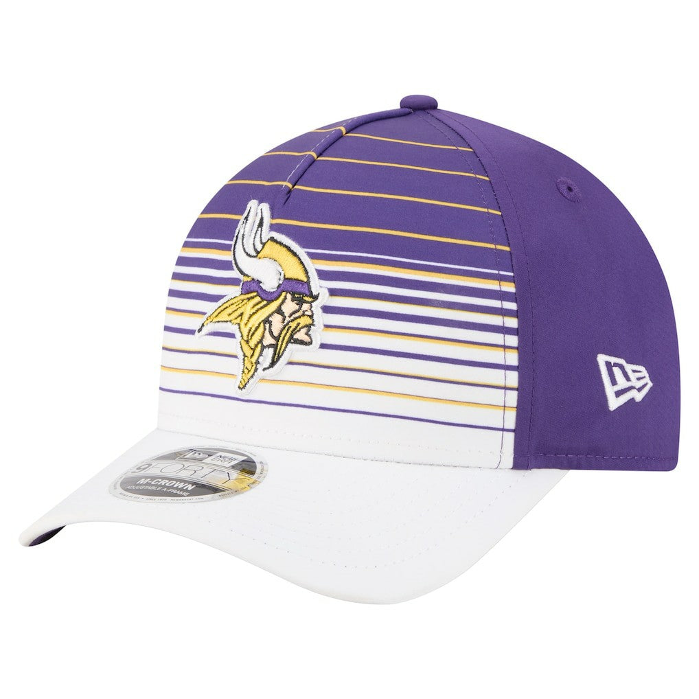 Minnesota Vikings New Era Adventure Gradient 9FORTY M-Crown A-Frame Adjustable Hat - White/Purple Hats