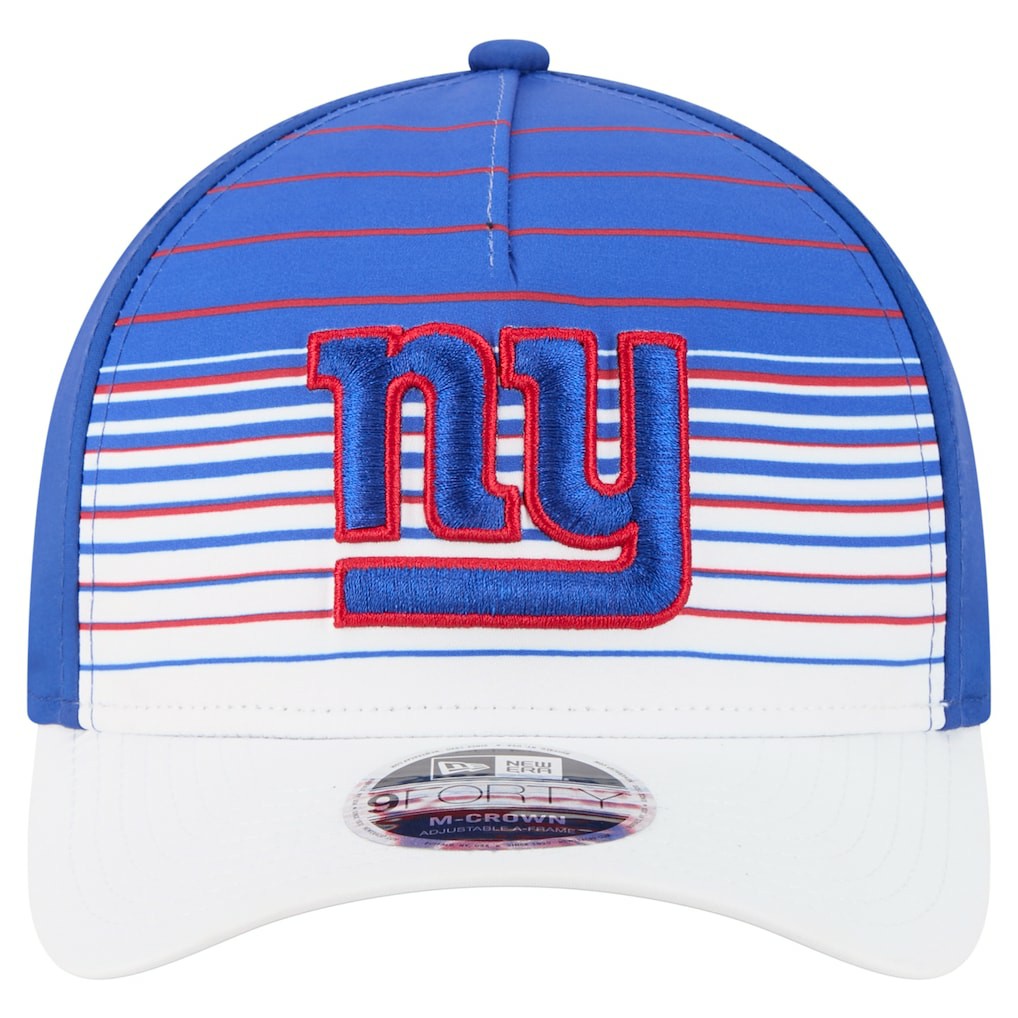 New York Giants New Era Adventure Gradient 9FORTY M-Crown A-Frame Adjustable Hat - White/Royal Hats