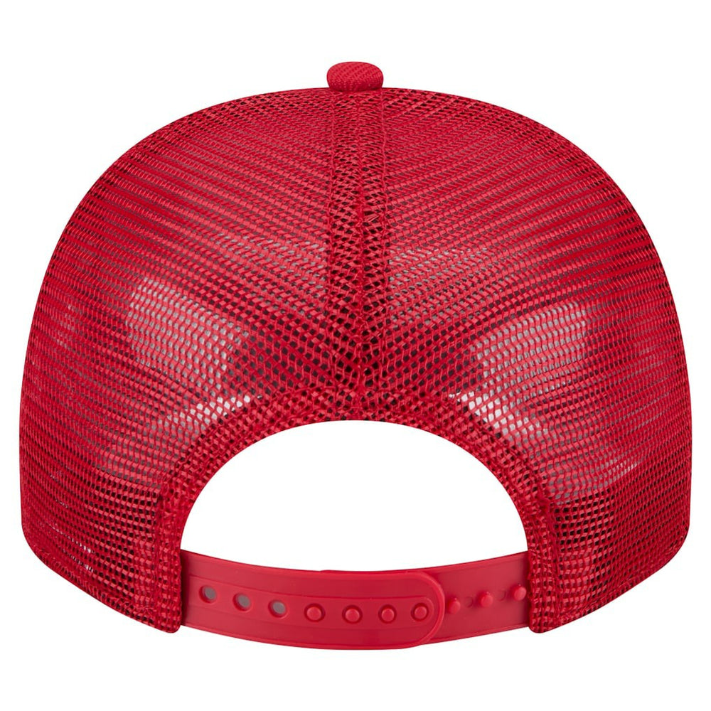 San Francisco 49ers New Era Vintage Team Rope A-Frame Trucker 9FIFTY Snapback Hat - Scarlet Hats