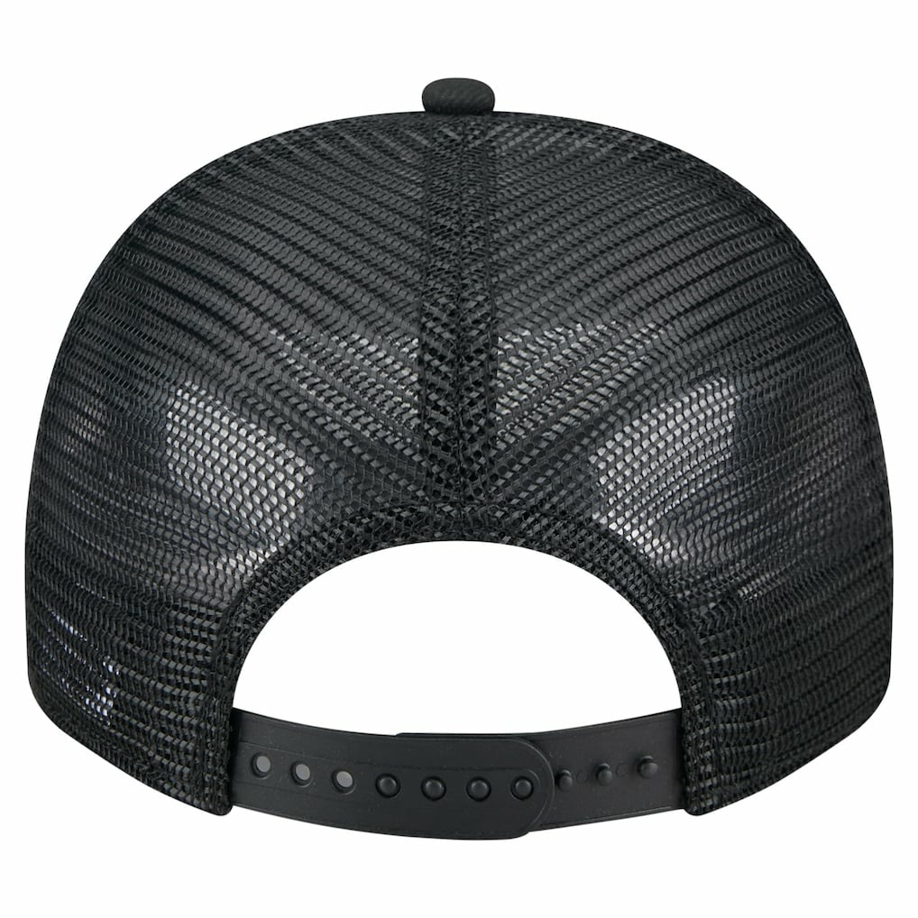 Las Vegas Raiders New Era Vintage Team Rope A-Frame Trucker 9FIFTY Snapback Hat - Black Hats
