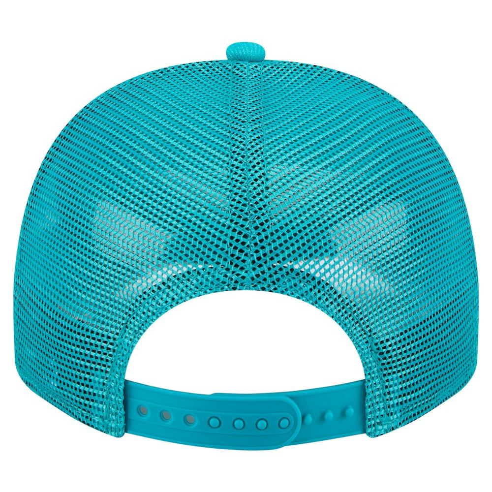 Miami Dolphins New Era Vintage Team Rope A-Frame Trucker 9FIFTY Snapback Hat - Aqua Hats