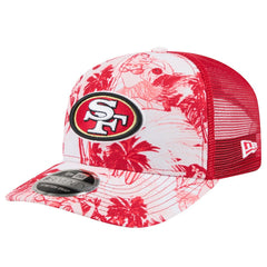 San Francisco 49ers New Era Hula 9SEVENTY Adjustable Trucker Hat - Scarlet Hats