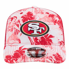 San Francisco 49ers New Era Hula 9SEVENTY Adjustable Trucker Hat - Scarlet Hats