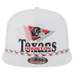 Houston Texans New Era Collide Golfer Snapback Hat - White Hats