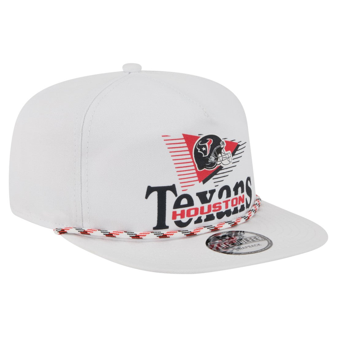 Houston Texans New Era Collide Golfer Snapback Hat - White Hats