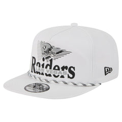 Las Vegas Raiders New Era Collide Golfer Snapback Hat - White Hats