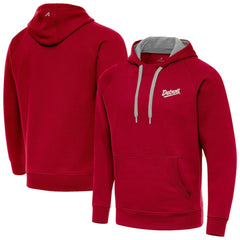 Detroit Red Wings Antigua 2025 NHL Stadium Series Victory Pullover Hoodie - Red | US 202455749