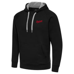 Detroit Red Wings Antigua 2025 NHL Stadium Series Victory Pullover Hoodie - Black | US 202455752