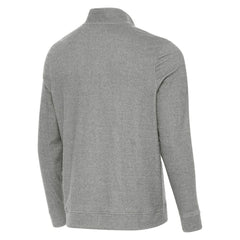 Detroit Red Wings Antigua 2025 NHL Stadium Series Subtle Quarter-Zip Top - Heather Black | US 202455776