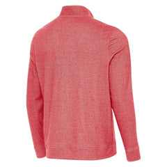 Detroit Red Wings Antigua 2025 NHL Stadium Series Subtle Quarter-Zip Top - Heather Red | US 202455779