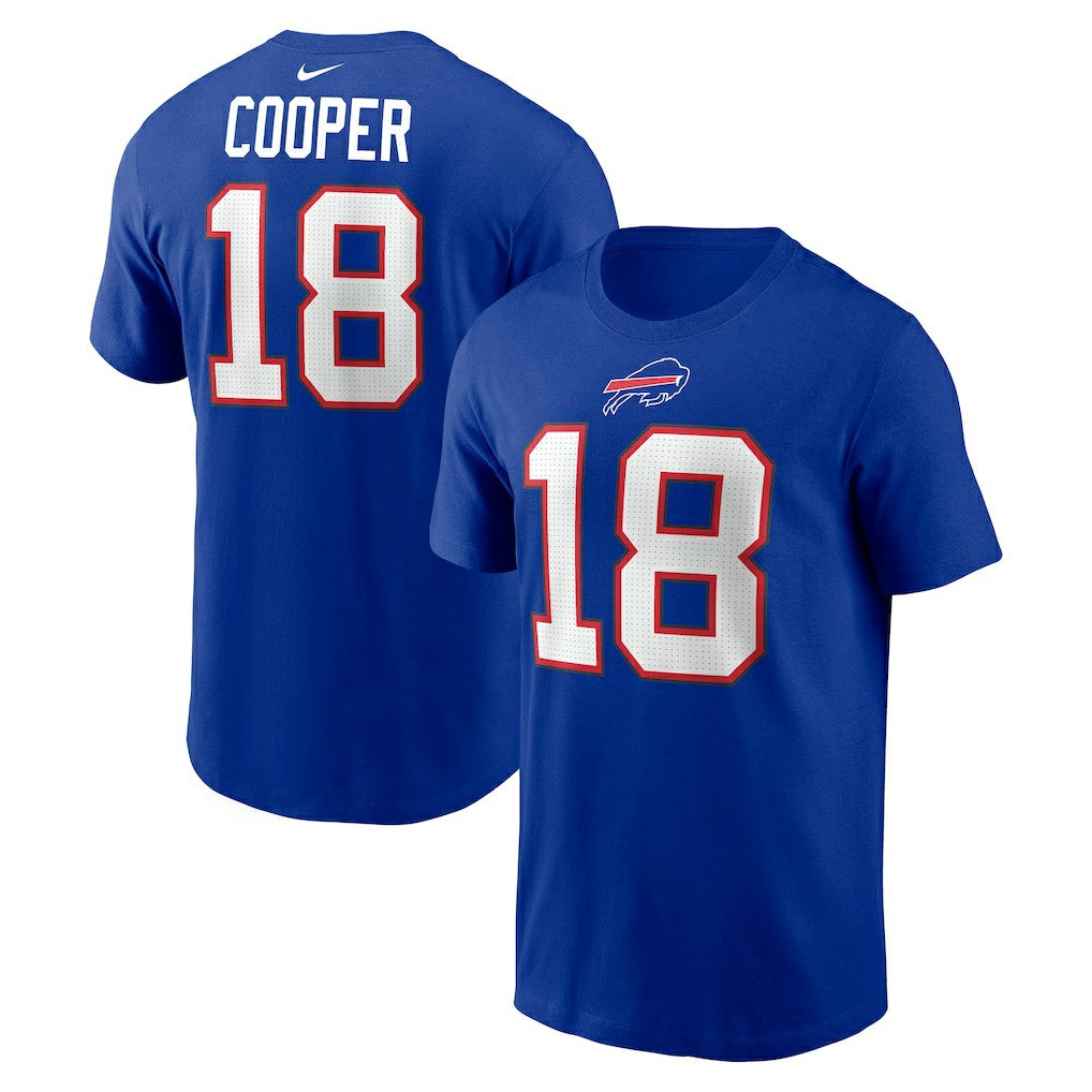 Amari Cooper Buffalo Bills Name & Number T-Shirt - Royal T-shirts