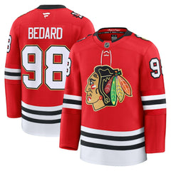 Connor Bedard Chicago Blackhawks Fanatics Centennial Premium Player Jersey - Red | US 202458088