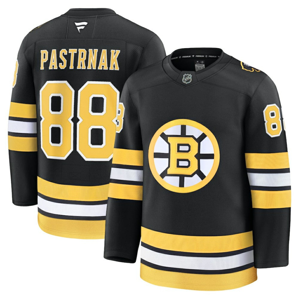David Pastrnak Boston Bruins Fanatics Home Premium Player Jersey - Black | US 202458099