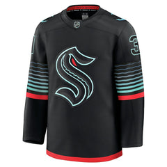 Philipp Grubauer Seattle Kraken Fanatics Alternate Premium Player Jersey - Black | US 202458118