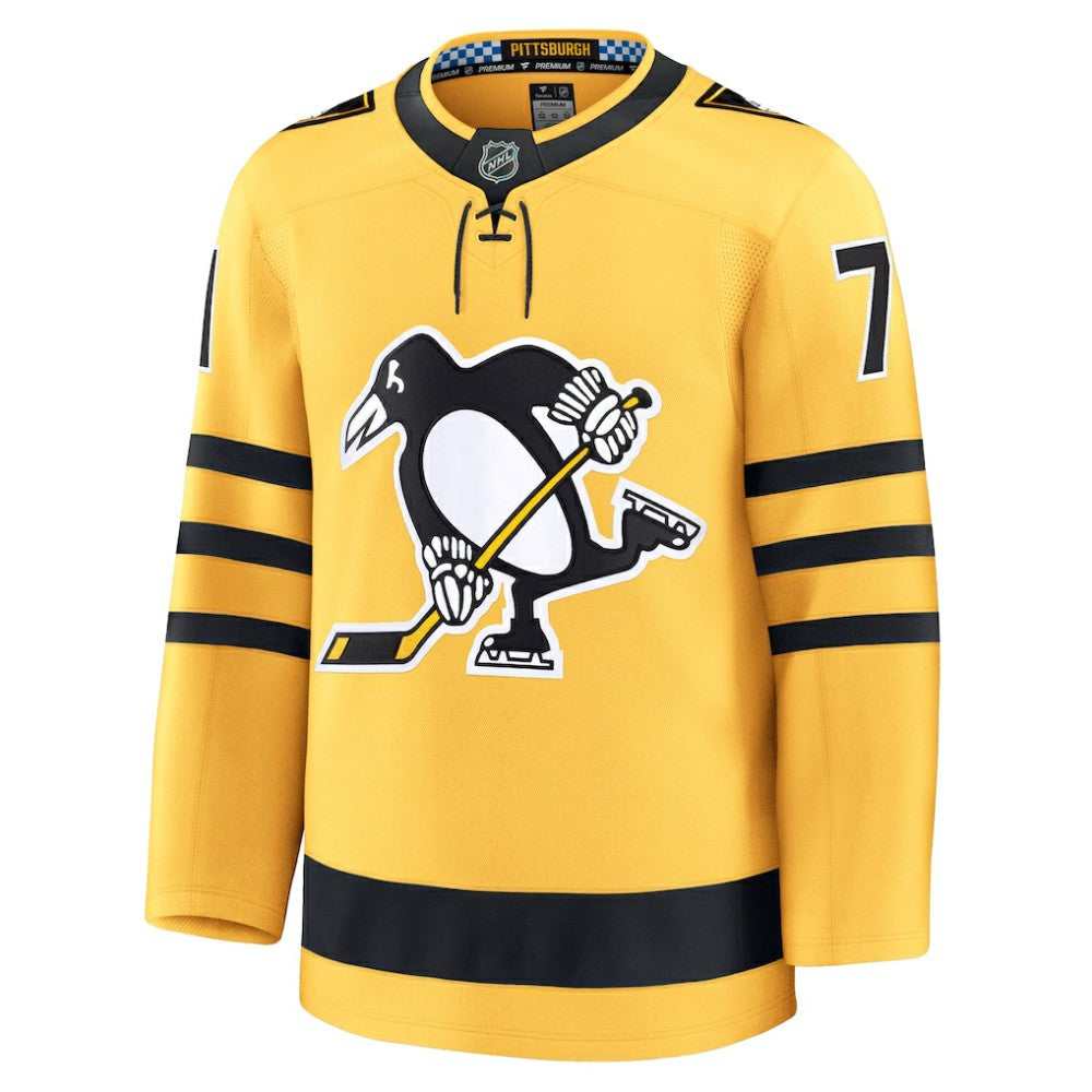 Evgeni Malkin Pittsburgh Penguins Fanatics Alternate Premium Player Jersey - Gold | US 202458137