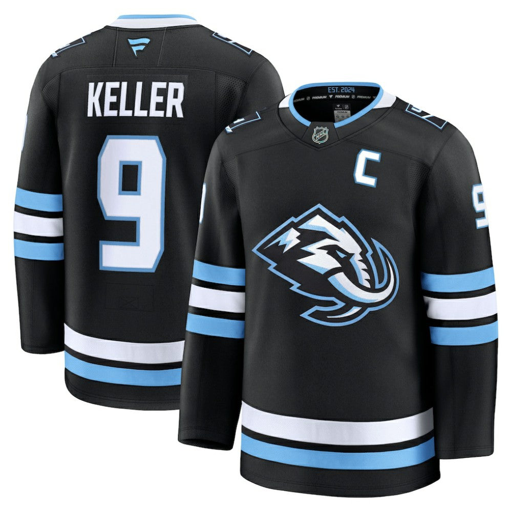 Clayton Keller Utah Mammoth Fanatics Home Premium Player Jersey - Black | US 202458171