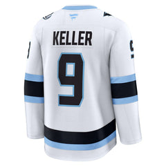 Clayton Keller Utah Mammoth Fanatics Away Premium Player Jersey - White | US 202458176