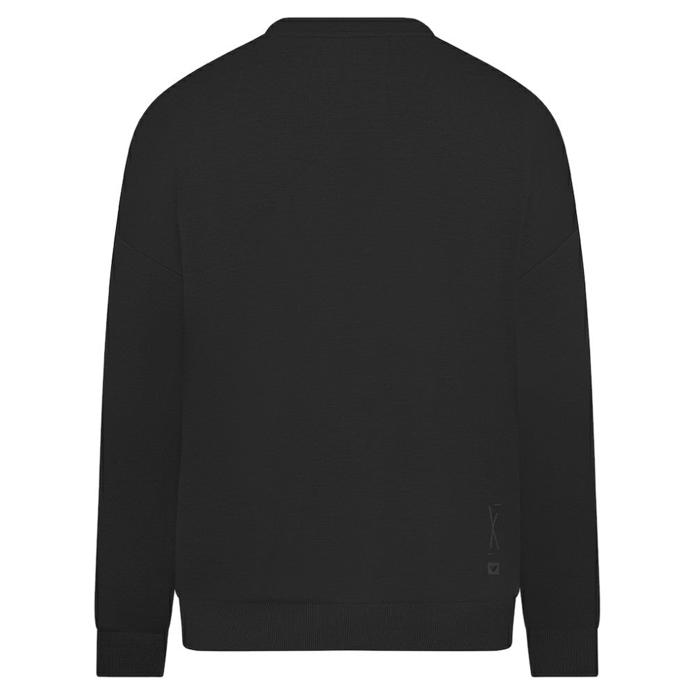 Carolina Hurricanes Levelwear Luxe Signature Lineage Tri-Blend Pullover Sweatshirt - Black | US 202458891