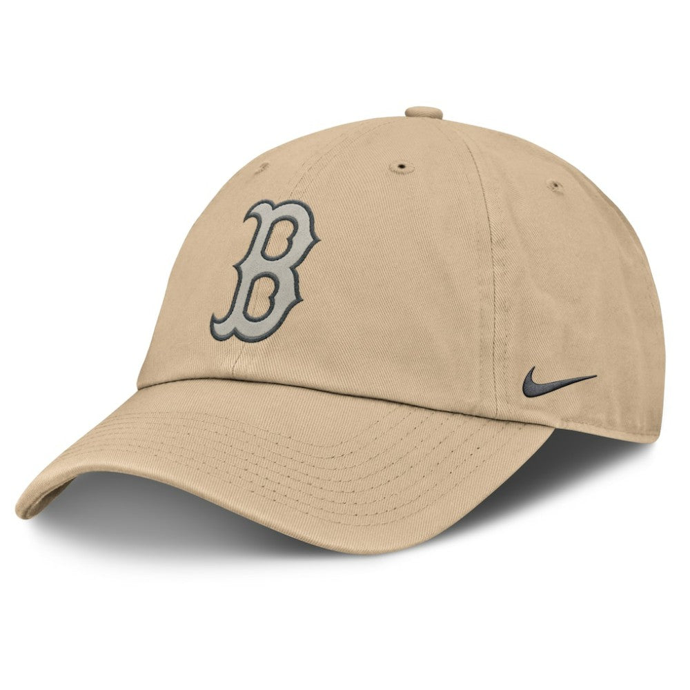 Boston Red Sox Nike Club Adjustable Hat - Khaki Hats