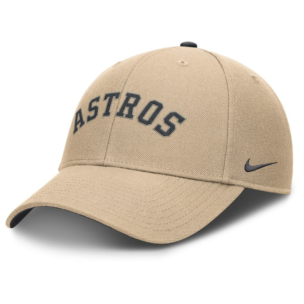 Houston Astros Nike Rise Adjustable Hat - Khaki Hats