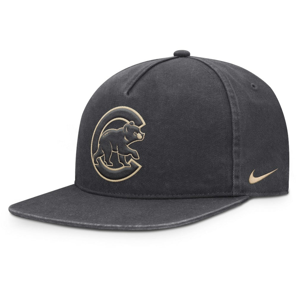 Chicago Cubs Nike Monotone Pro Adjustable Hat - Anthracite Hats