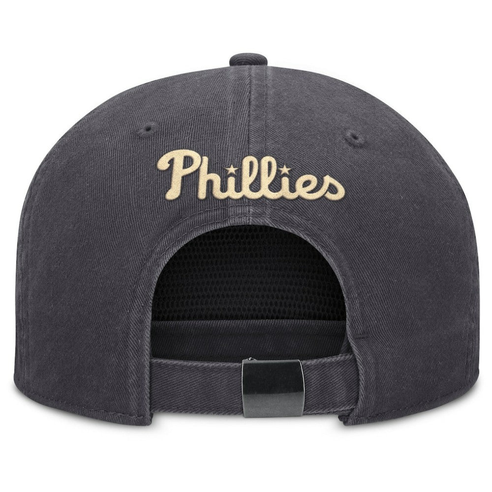 Philadelphia Phillies Nike Monotone Pro Adjustable Hat - Anthracite Hats