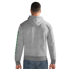 Philadelphia Eagles Starter Vintage Pullover Hoodie - Heather Gray Hoodies