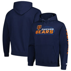 Chicago Bears Starter Vintage Pullover Hoodie - Navy Hoodies