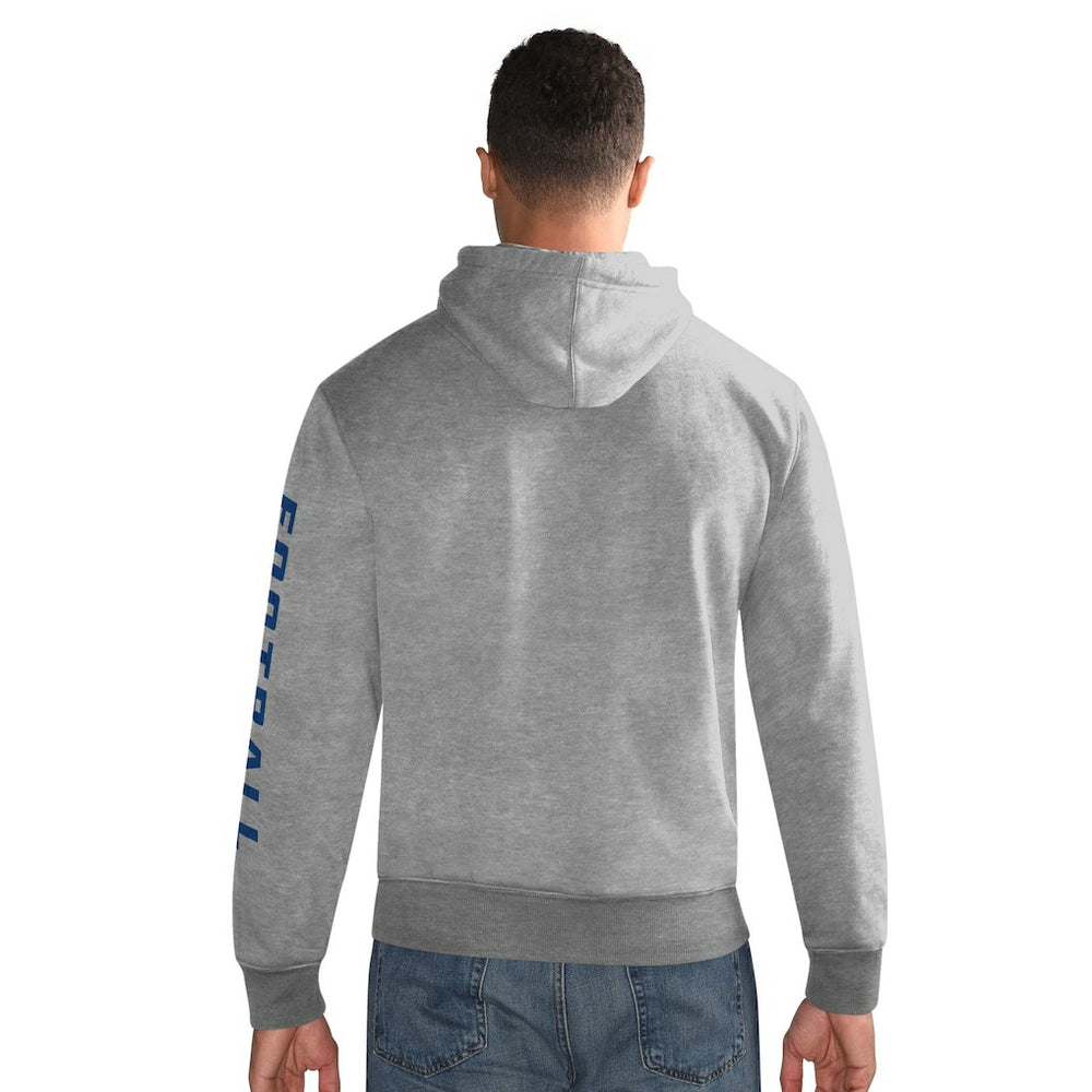 Seattle Seahawks Starter Vintage Pullover Hoodie - Heather Gray Hoodies