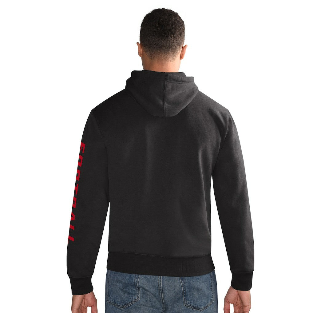 Kansas City Chiefs Starter Vintage Pullover Hoodie - Black Hoodies