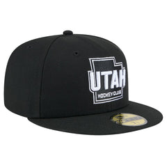Utah Mammoth New Era State Shape 1st Season 59FIFTY Fitted Hat - Black | US 202459351
