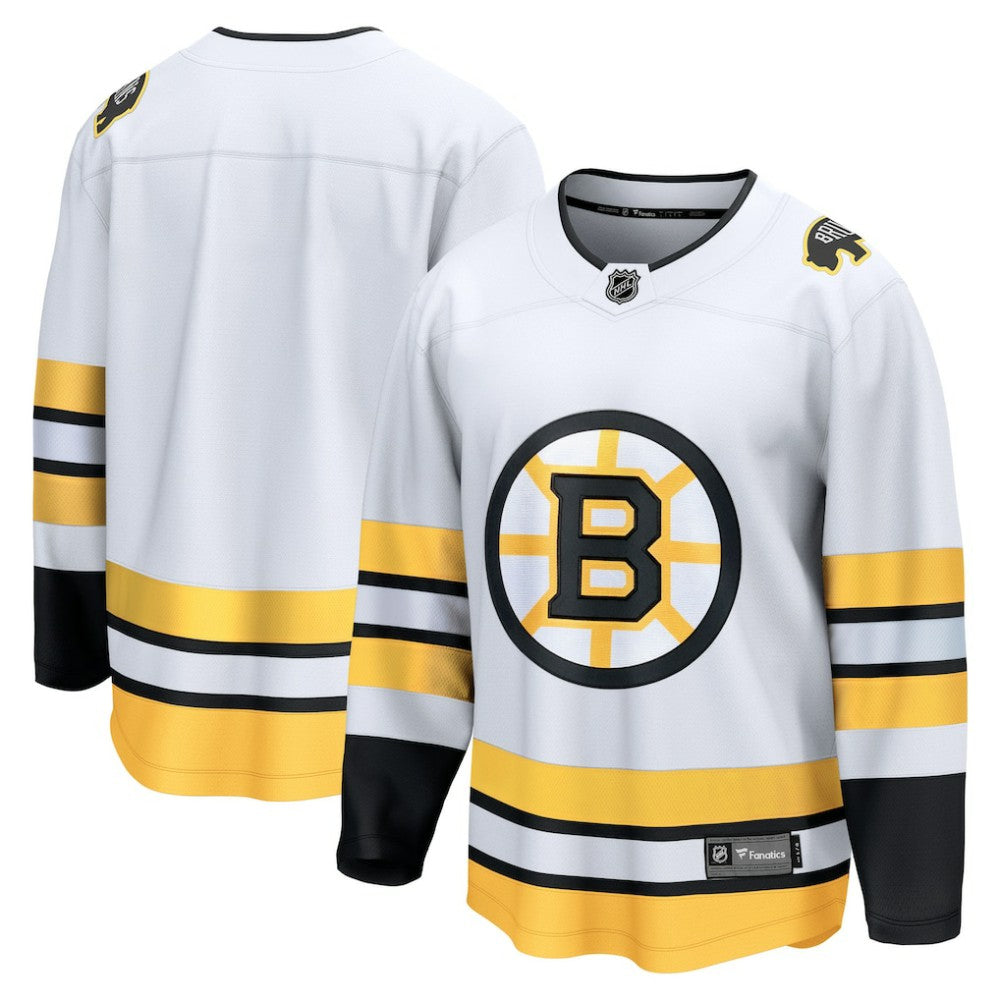 Boston Bruins Fanatics Away Breakaway Jersey - White | US 202460165