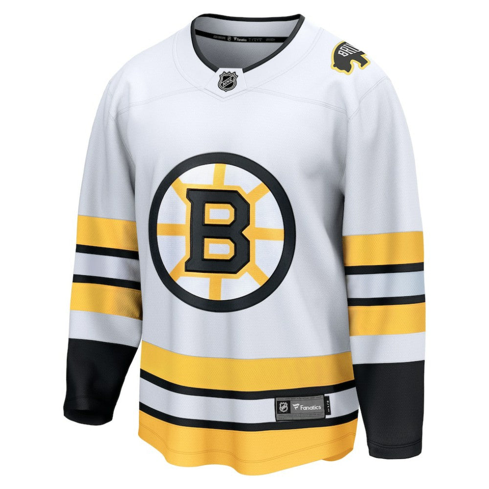 Boston Bruins Fanatics Away Breakaway Jersey - White | US 202460165