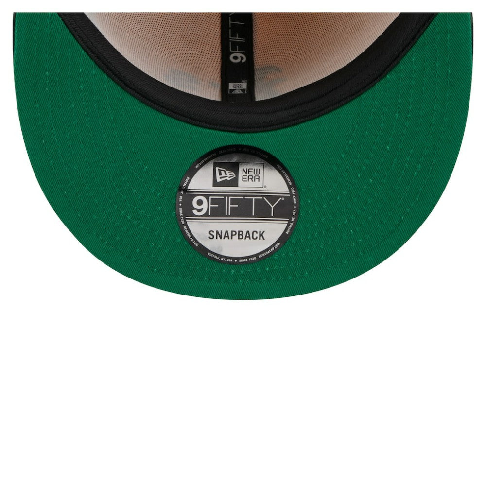 Athletics New Era Retro Split Corduroy Snapback Hat - Green/Gold Hats