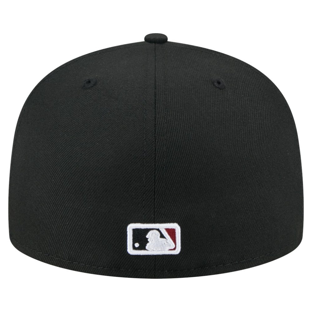 Arizona Diamondbacks New Era Yarn Stitch 59FIFTY Fitted Hat - Black Hats