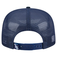 Tampa Bay Rays New Era Retro Satin Script Golfer Adjustable Hat - Navy Hats