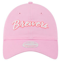 Milwaukee Brewers New Era Women's Mother's Day 9TWENTY Adjustable Hat - Pink Hats