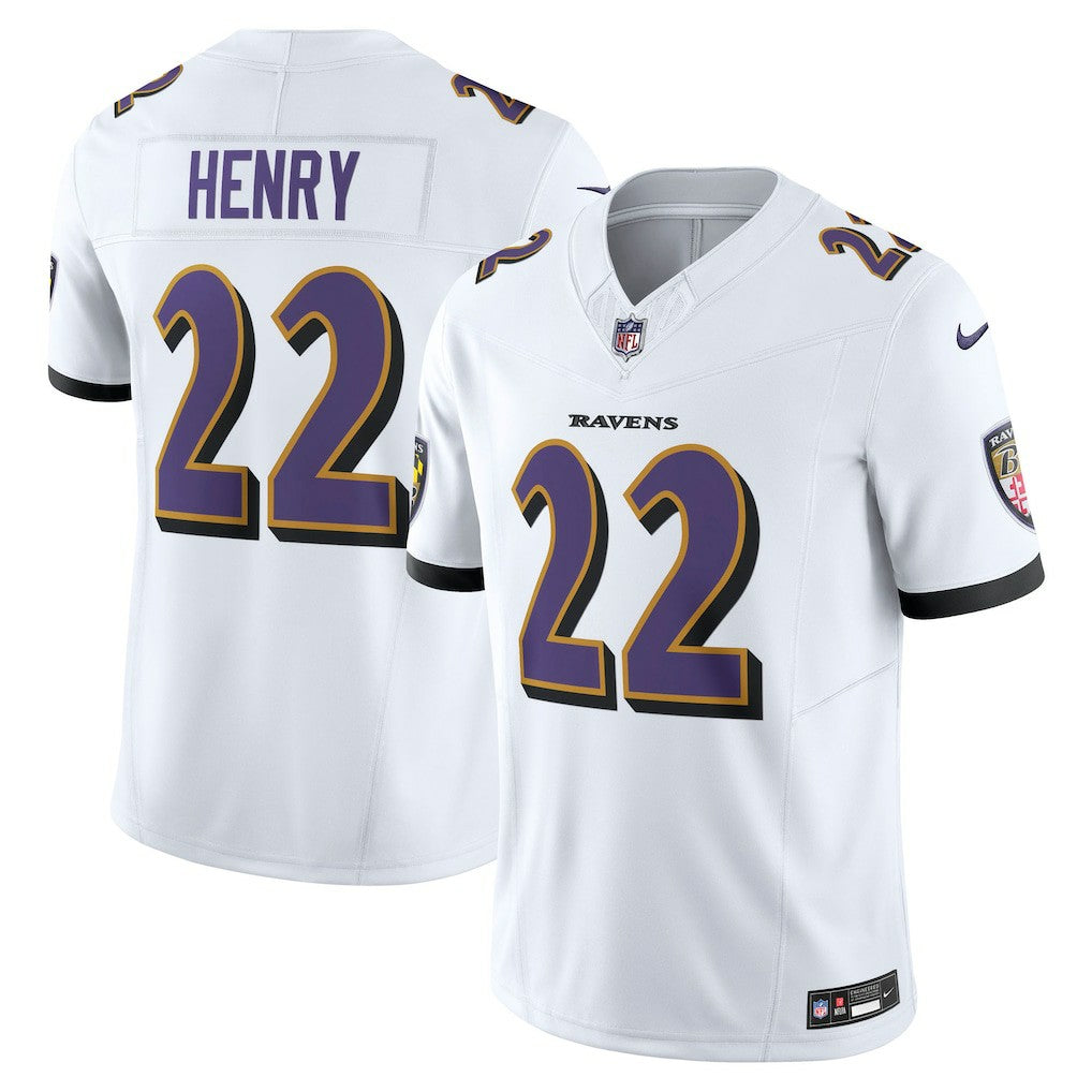Derrick Henry Baltimore Ravens Vapor F.U.S.E. Limited Jersey - White Jerseys