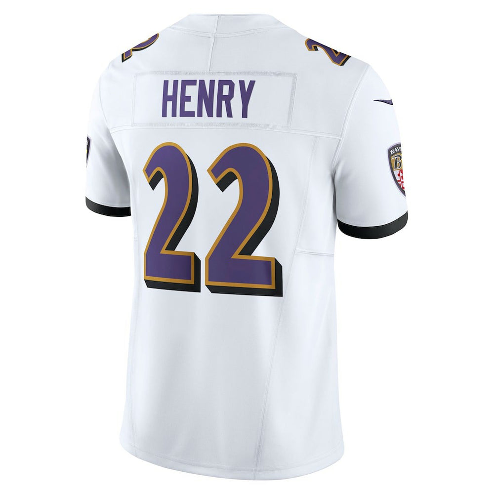 Derrick Henry Baltimore Ravens Vapor F.U.S.E. Limited Jersey - White Jerseys