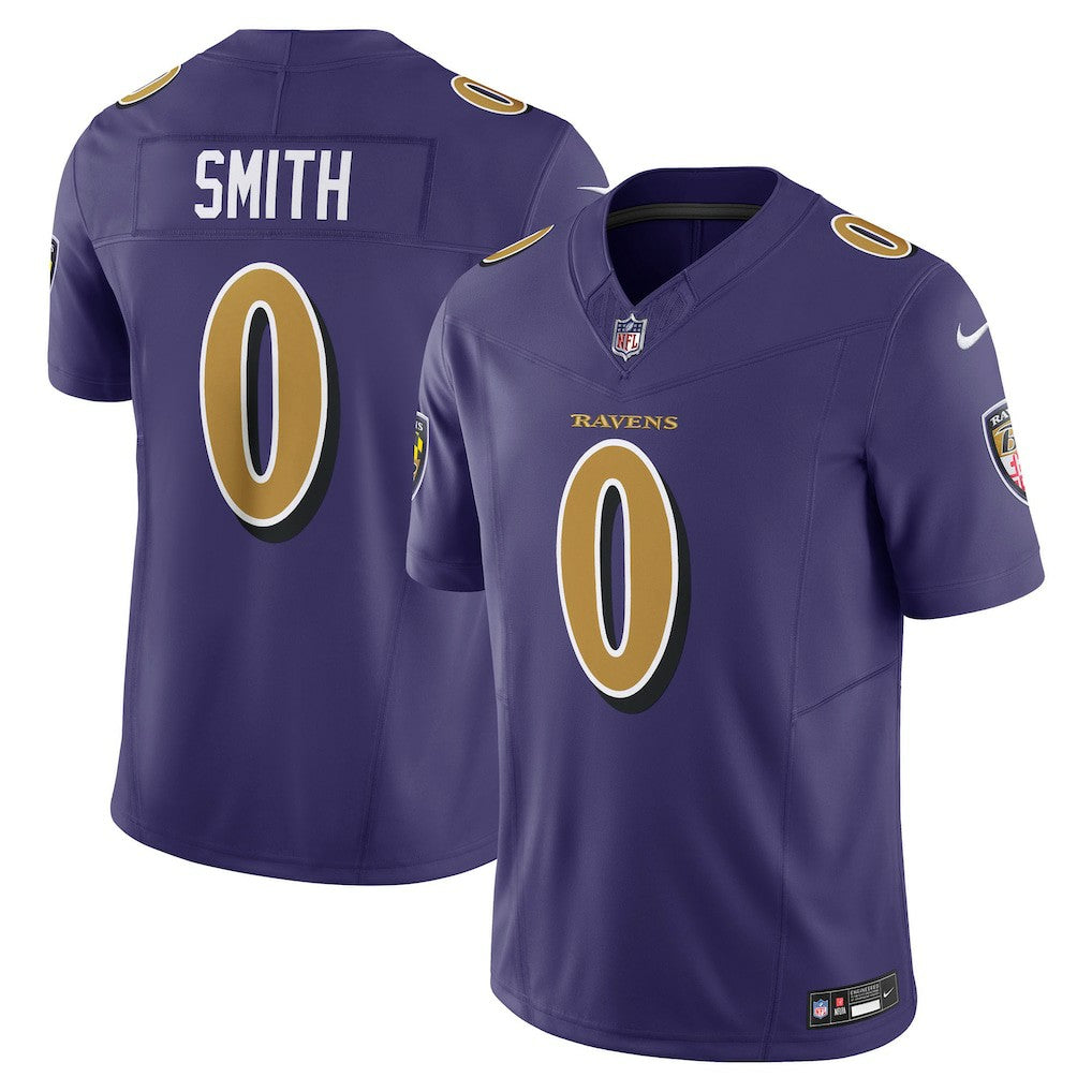 Roquan Smith Baltimore Ravens Alternate 2 Vapor F.U.S.E. Limited Jersey - Purple Jerseys