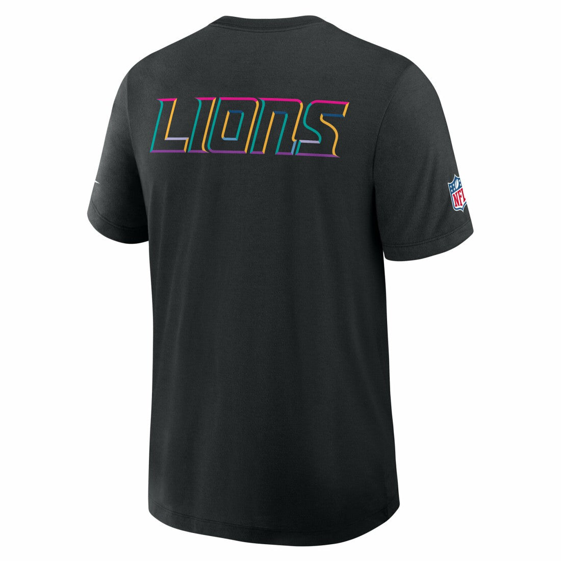 Detroit Lions Tall 2025 NFL Crucial Catch Tri-Blend Dri-FIT T-Shirt - Black T-shirts