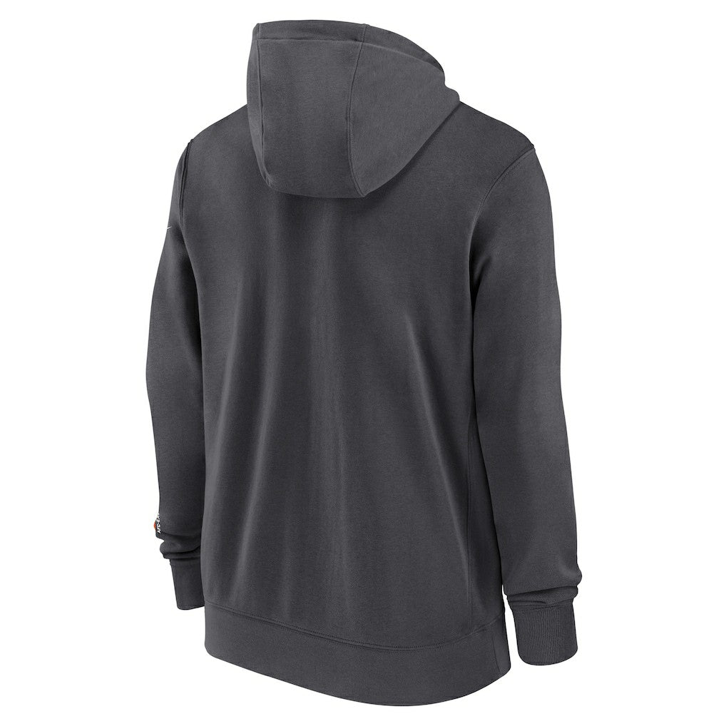 Miami Dolphins Primetime Club Full-Zip Hoodie - Anthracite Hoodies
