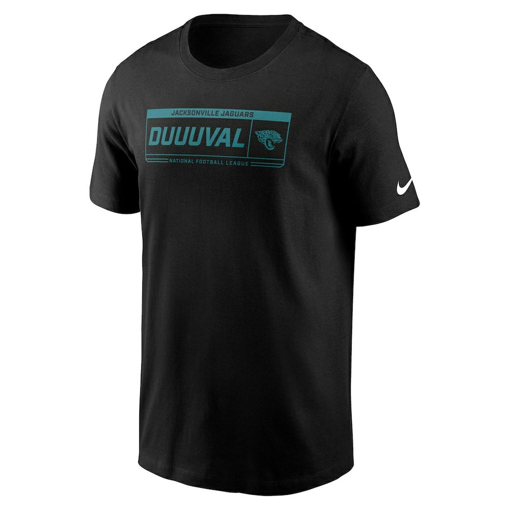 Jacksonville Jaguars Primetime Local Essential T-Shirt - Black T-shirts