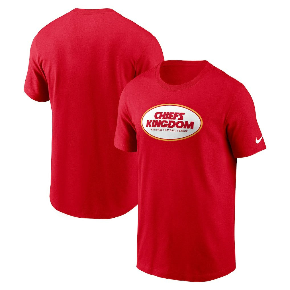 Kansas City Chiefs Primetime Local Essential T-Shirt - Red T-shirts