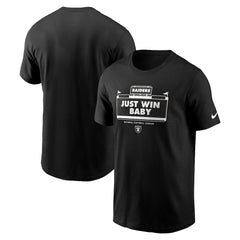 Las Vegas Raiders Primetime Local Essential T-Shirt - Black T-shirts