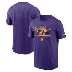 Minnesota Vikings Primetime Local Essential T-Shirt - Purple T-shirts