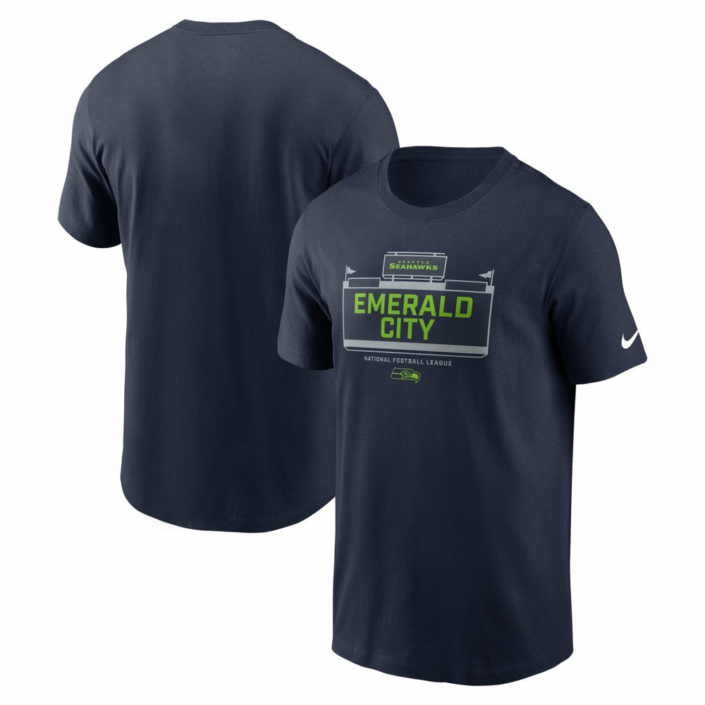 Seattle Seahawks Primetime Local Essential T-Shirt - College Navy T-shirts